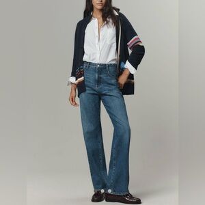 Pilcro - The Mila Mid-Rise Straight-Leg Jeans, NWT